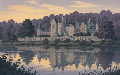 Abbotsford, The house the novels paid for: an illustration of a place on this route.