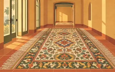 The Adamson House, Six years of a tile works, tiled into one house: an illustration of a place on this route.