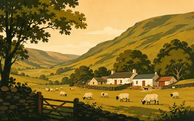 Altrieve, The Ettrick Shepherd's farm: an illustration of a place on this route.