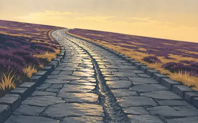 Blackstone Edge, A paved road, and two records that say nothing: an illustration of a place on this route.
