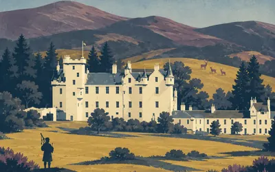 Blair Castle, The last private army in Europe: an illustration of a place on this route.