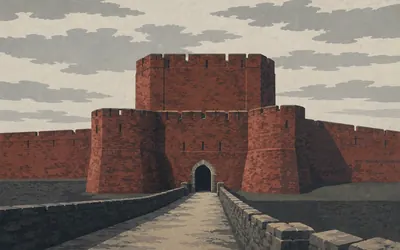 Carlisle Castle, The most besieged place in the British Isles: an illustration of a place on this route.