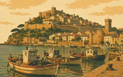 Castiglione della Pescaia, Forty-one kilometres in one comune: an illustration of a place on this route.