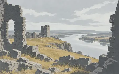 Castrotorafe, A bridge of twelve arches, all down: an illustration of a place on this route.