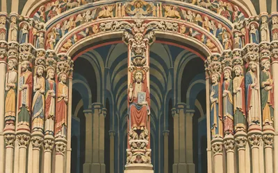 Ourense Cathedral, The Gloria's influence, a hundred and ten kilometres early: an illustration of a place on this route.
