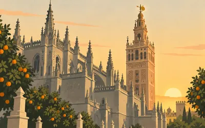 Seville Cathedral, Kilometre zero, Andalusia: an illustration of a place on this route.