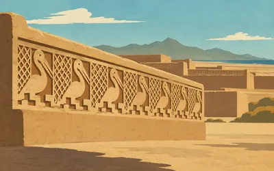 Chan Chan, The largest earthen city, and a late one: an illustration of a place on this route.