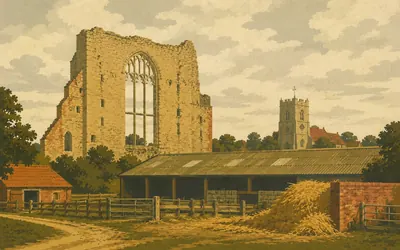 Charing Palace, Let out to farm and never taken back: an illustration of a place on this route.