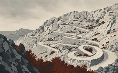 Coll de Cals Reis, Built for visitors, not for anywhere: an illustration of a place on this route.