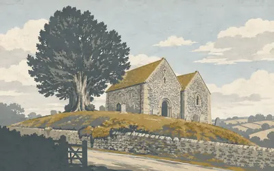 Corhampton Church, Two rooms, and almost no changes: an illustration of a place on this route.