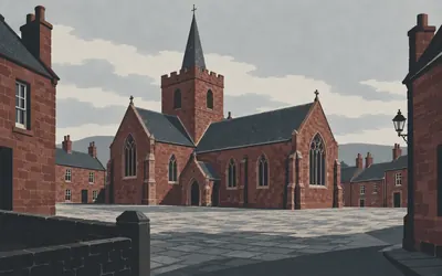 Dornoch Cathedral, Founded 1224, burnt 1570, rebuilt twice: an illustration of a place on this route.