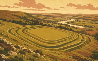 Epiacum, A fort with an unreasonable number of ditches: an illustration of a place on this route.