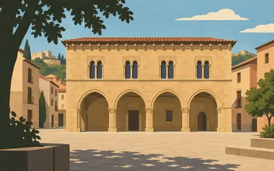 Estella-Lizarra, A palace that is not a church: an illustration of a place on this route.