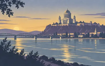 Esztergom basilica, A hundred metres, crypt to orb: an illustration of a place on this route.