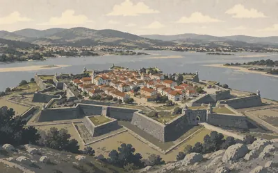 Fortificações de Valença, You walk into the town through the wall: an illustration of a place on this route.