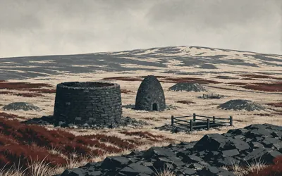 Fountains Fell colliery, A coal mine at six hundred metres: an illustration of a place on this route.
