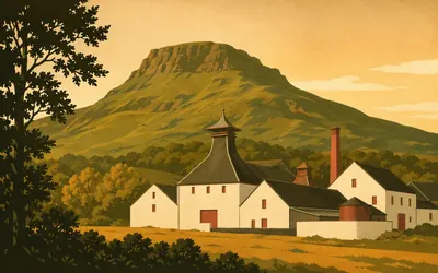 Glengoyne and Dumgoyne, A distillery under the stump of a volcano: an illustration of a place on this route.