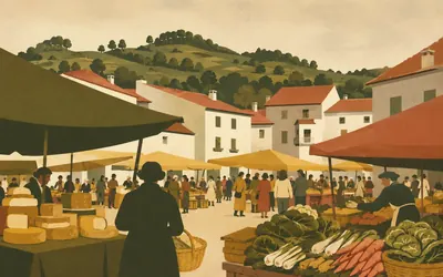 Grado, A market town inside a wall that is gone: an illustration of a place on this route.