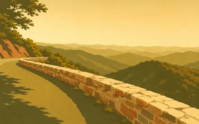 Hogback Overlook, The longest one on the road: an illustration of a place on this route.