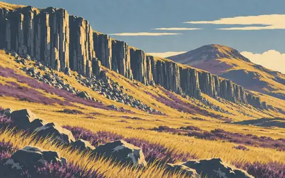 Holyrood Park, Where geology stopped being an argument: an illustration of a place on this route.