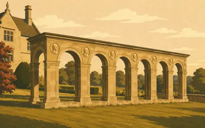 Horton Court, A twelfth-century hall and a Renaissance walk: an illustration of a place on this route.