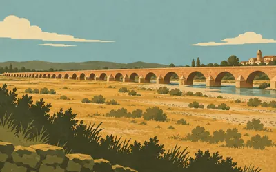 Puente del Paso Honroso, A jousting ground with no scoreline: an illustration of a place on this route.