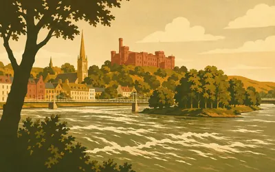 Inverness, The capital of the Highlands: an illustration of a place on this route.