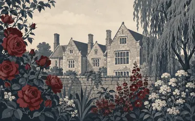 Kelmscott Manor, The house at the end of the river: an illustration of a place on this route.