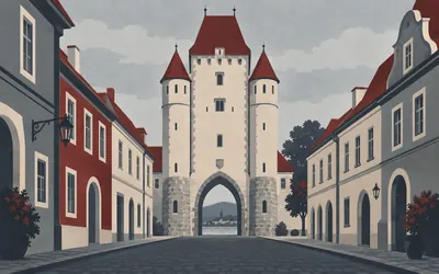 Krems an der Donau, First written down in 995: an illustration of a place on this route.
