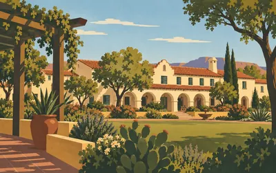 La Posada, Winslow, The only Colter outside the Grand Canyon: an illustration of a place on this route.