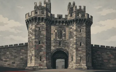Lancaster Castle, A working prison until 2011: an illustration of a place on this route.