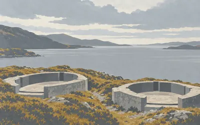 Loch Ewe, Where the Arctic convoys formed up: an illustration of a place on this route.