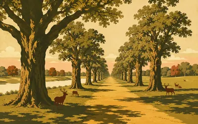 Londesborough Park, Robert Hooke, wholly or partly: an illustration of a place on this route.