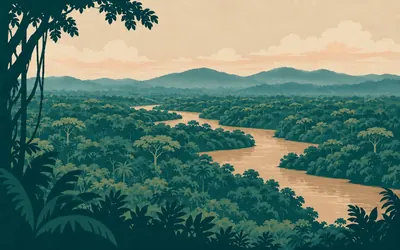 Los Katíos National Park, Two World Heritage records call this road a threat: an illustration of a place on this route.