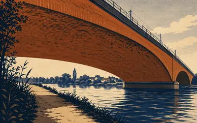 Maidenhead Railway Bridge, Two arches that were not supposed to stand: an illustration of a place on this route.