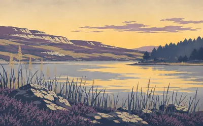 Malham Tarn, A lake on limestone, which should not work: an illustration of a place on this route.