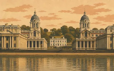 Maritime Greenwich, The one place they left the view alone: an illustration of a place on this route.