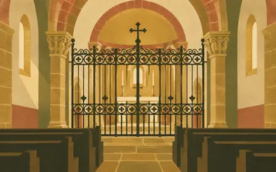 Melide, One iron screen, and nothing like it anywhere else: an illustration of a place on this route.