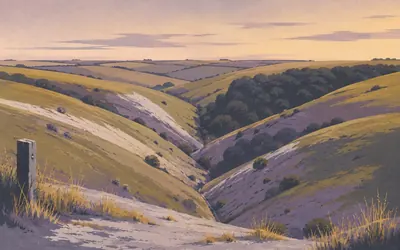 Millington Wood and Pastures, The finest dry valley system in England: an illustration of a place on this route.