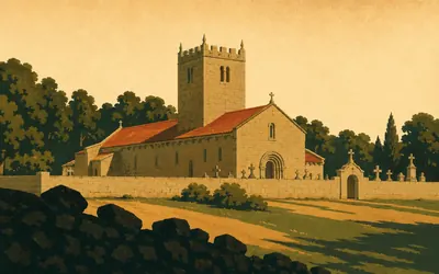Mosteiro de Leça do Balio, A fighting order's house on a walkers' road: an illustration of a place on this route.