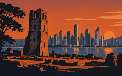 Panamá Viejo, The first Spanish city on the Pacific: an illustration of a place on this route.