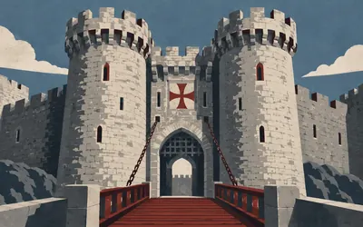 Castillo de los Templarios, The Templars really did hold this one: an illustration of a place on this route.
