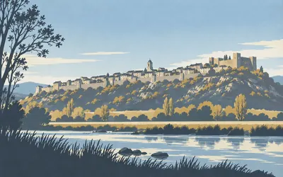 Puebla de Sanabria, Nine hectares on a kidney-shaped hill: an illustration of a place on this route.