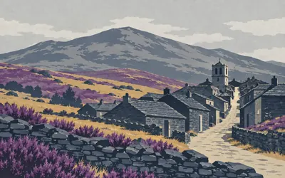 Rabanal del Camino, End of stage nine, in the twelfth century: an illustration of a place on this route.