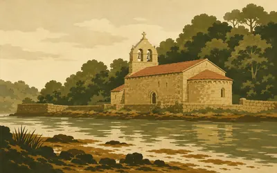 San Martiño de Xubia, A Cluniac house on a tidal river: an illustration of a place on this route.