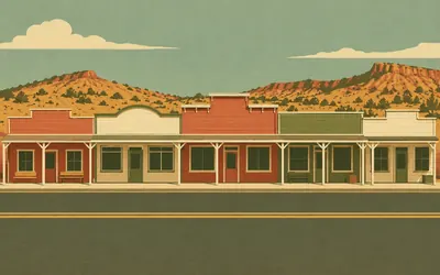 Seligman, Where somebody decided to fight the interstate: an illustration of a place on this route.