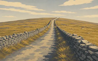 Shap Fell, The old road north: an illustration of a place on this route.