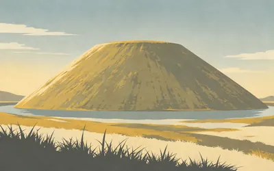 Silbury Hill, Half a million tonnes, and no idea why: an illustration of a place on this route.