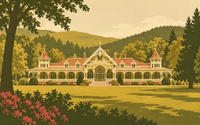Strathpeffer Spa, A Victorian resort in a Highland glen: an illustration of a place on this route.