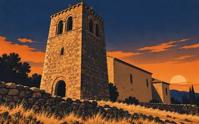 Tábara, The room the Beatus was painted in: an illustration of a place on this route.